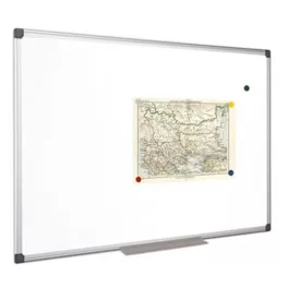   Fehértábla, mágneses, 100x200 cm, alumínium keret, VICTORIA VISUAL