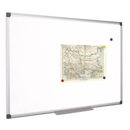 Fehértábla, mágneses, 100x200 cm, alumínium keret, VICTORIA VISUAL