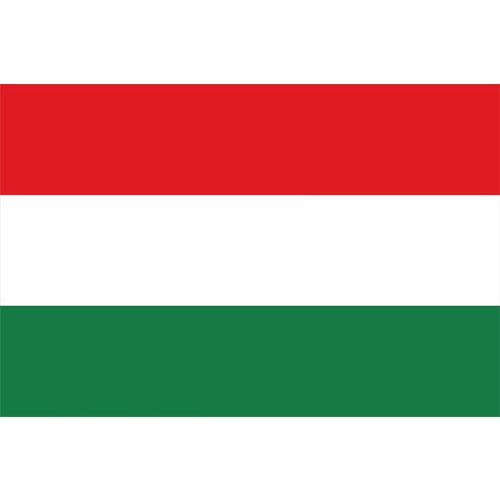 Zászló, magyar, címer nélkül, 80x120 cm