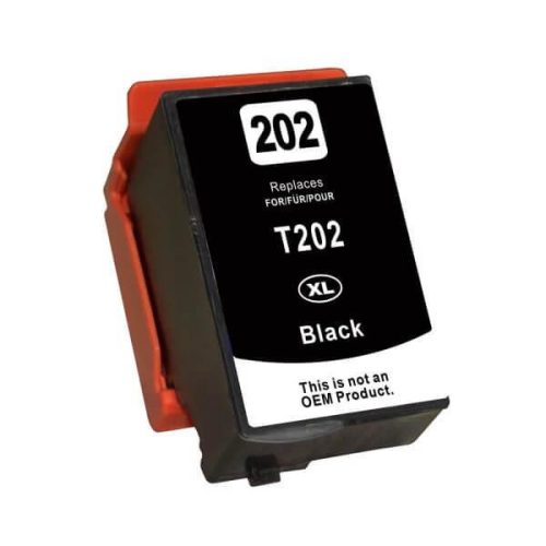 HQ Premium Epson 202XL Black (BK@24 ML) T02E14010, T02G14010, T02G1 Chipes Utángyártott Tintapatron
