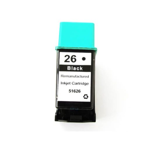 HQ Premium HP 26 51626 Black (BK@35 ML) Utángyártott Tintapatron