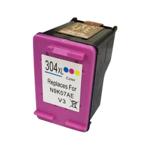 HQ Premium HP 304XL N9K07AE Color (CMY@18 ML) Új Chipes Utángyártott Tintapatron