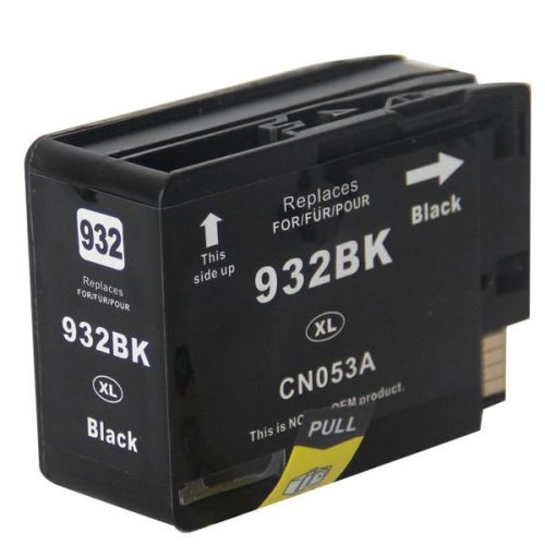 HQ Premium HP 932XL CN053AE Black (BK@32 ML) Chipes Utángyártott Tintapatron