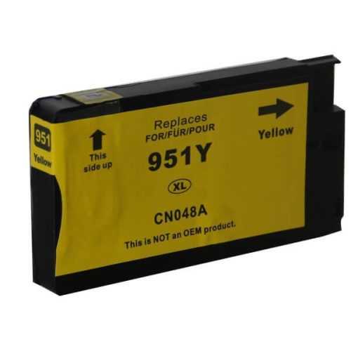 HQ Premium HP 951XL CN048AE Yellow (Y@28 ML) Utángyártott Tintapatron