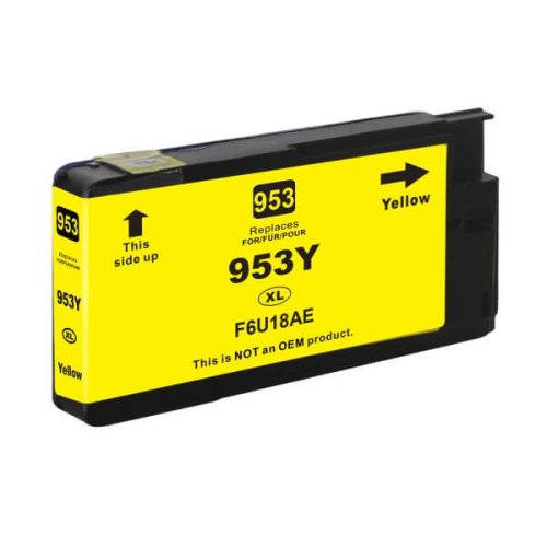 HQ Premium HP 953XL F6U18AE Yellow (Y@26 ML) Utángyártott Tintapatron