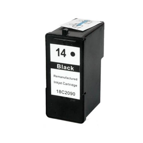HQ Premium Lexmark 14 18C2090 Black (BK@21 ML) Utángyártott Tintapatron