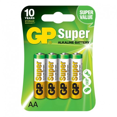 GP Super Alkaline ceruza elem AA GP15A-2U4 4db/cs