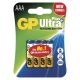 GP AAA Alkaline Ultra Plus mikroceruza elem 4db/csomag GP24AUPMB-2U4
