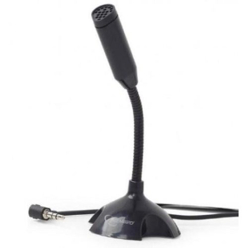 GEMBIRD MIC-D-02 asztali mikrofon, fekete