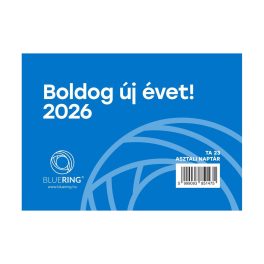 Asztali naptár TA-23 2026. Bluering®