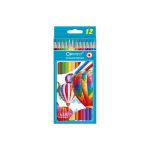 Színes ceruza készlet, hatszögletű Connect 12 klf. szín