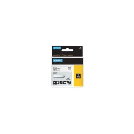   Feliratozógép szalag Dymo S0718600/18444 12mmx5,5m, ORIGINAL, fekete/fehér