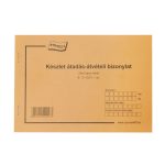 Készlet átadás átvételi bizonylat 8tételes 25x4 lapos tömb A/5 fekvő B.12-122