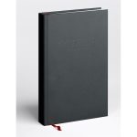 Tanári határidőnapló A5, műbőr 150mmx210mm, fehér lapokkal fekete 2025/2026 Realsystem