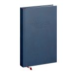 Tanári határidőnapló A5, műbőr 150mmx210mm, fehér lapokkal kék 2025/2026 Realsystem