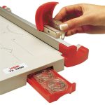 Vágógép görgős körkéses, A4, 6lap Hsm TA3, 200