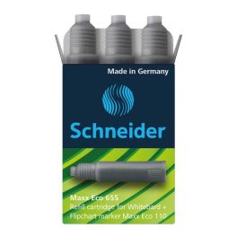   Utántöltő patron tábla- és flipchart markerhez 3 db/csom Schneider Maxx Eco 110 fekete