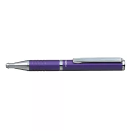 Golyóstoll metál lila test, Zebra SLF1, írásszín kék