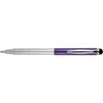 Golyóstoll metál lila test, Zebra Stylus Telescopic, írásszín kék