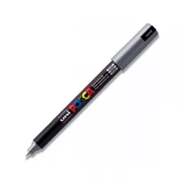 Dekormarker 0,7-1mm, Uni Posca PC-1M ezüst
