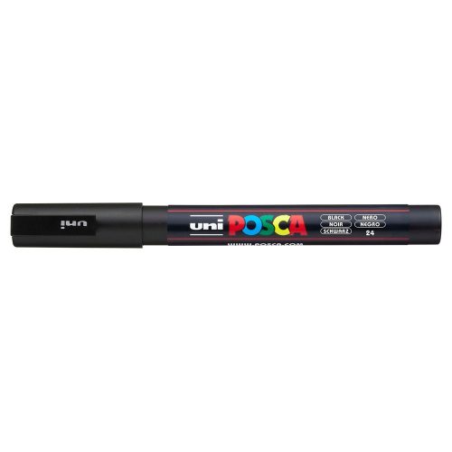 Dekormarker 0,9-1,3mm, Uni Posca PC-3M fekete