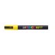 Dekormarker 0,9-1,3mm, Uni Posca PC-3M sárga