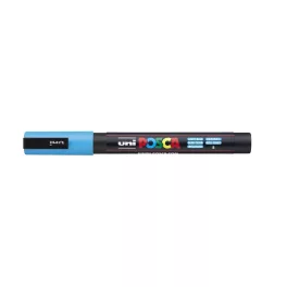 Dekormarker 0,9-1,3mm, Uni Posca PC-3M világoskék