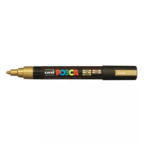 Dekormarker 1,8-2,5mm, Uni Posca PC-5M arany