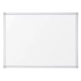  Fehértábla mágneses alukeretes, zománcozott, antimikrobiális 60x90cm, ValueLine Franken
