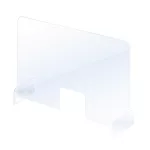 Védőfal asztali 49,5x84,5 átlátszó Franken