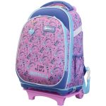 Iskolatáska anatómiai gurulós Connect 2021 Hableány lila türkiz