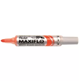   Táblamarker 2,5mm, kerek hegyű, Pentel Maxiflo narancssárga
