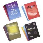 Füzet A5, 50+2lap, kockás 80g. Connect Matt + UV lakk borító, iStyle