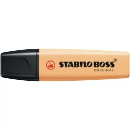   Szövegkiemelő 2-5mm, vágott hegyű, STABILO Boss original Pastel fakó narancs