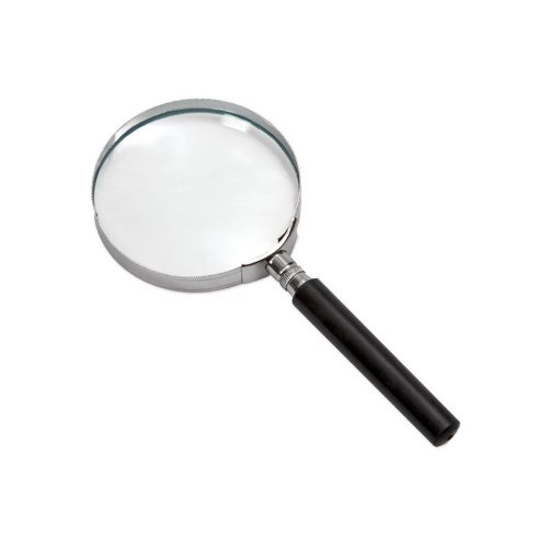 Nagyító o 50mm, üveg lencséjű 6x