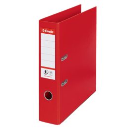   Iratrendező A4, 7,5cm, PP élvédő sínnel, Esselte Standard Vivida vörös