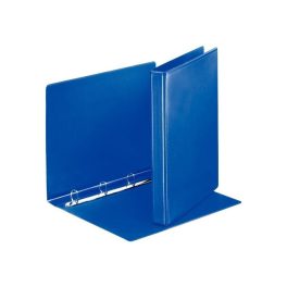   Gyűrűskönyv panorámás A4, 3,5cm, 4 gyűrű, D alakú, PP Esselte kék