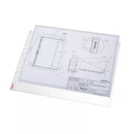   Genotherm lefűzhető, A3, 85 micron, narancsos felület, fekvő, Esselte 10 db/csom