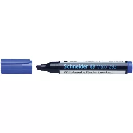   Tábla- és flipchart marker 2-5mm, vágott végű Schneider Maxx 293 kék