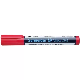   Tábla- és flipchart marker 2-5mm, vágott végű Schneider Maxx 293 piros