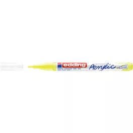 Akril marker 1-2mm, Edding 5300 neon sárga