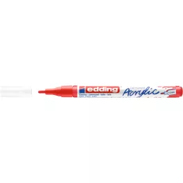 Akril marker 1-2mm, Edding 5300 piros
