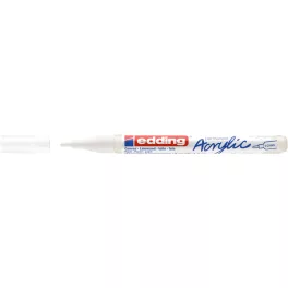 Akril marker 1-2mm, Edding 5300 fehér