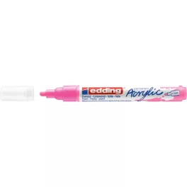 Akril marker 2-3mm, Edding 5100 neon rózsaszín