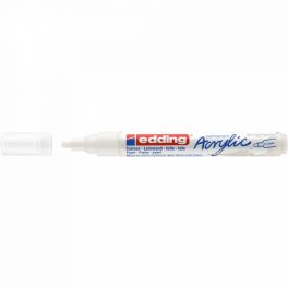 Akril marker 2-3mm, Edding 5100 fehér