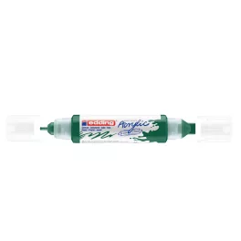   Akril marker 2-3mm, és 5-10mm, 3D kétvégű Edding 5400 moha zöld