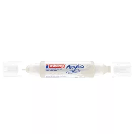   Akril marker 2-3mm, és 5-10mm, 3D kétvégű Edding 5400 fehér