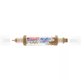   Akril marker 2-3mm, és 5-10mm, 3D kétvégű Edding 5400 arany
