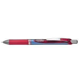   Rollertoll zselés 0,25mm tűhegyű Pentel EnerGelX BLN75-BO írásszín piros
