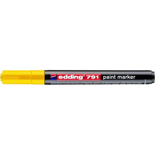 Lakkmarker 1-2mm, kerek Edding 791 sárga